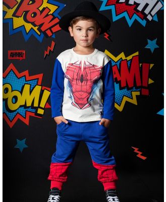Rock Your Kid - Spider Armour T shirt   Kids   ICONIC EXCLUSIVE - Long Sleeve T-Shirts (Multi) Spider Armour T-shirt - Kids - ICONIC EXCLUSIVE