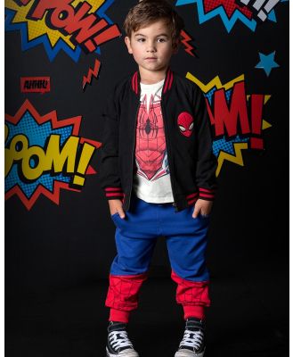Rock Your Kid - Spider Man Jump Track Pants    Kids   ICONIC EXCLUSIVE - Track Pants (Multi) Spider-Man Jump Track Pants  - Kids - ICONIC EXCLUSIVE