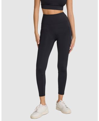 Rockwear - Accelerate Pocket Full Length Tights - Sports Tights (BLACK) Accelerate Pocket Full Length Tights