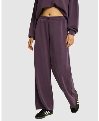 Rockwear - Travel Wide Leg Pants - Pants (EGGPLANT) Travel Wide Leg Pants