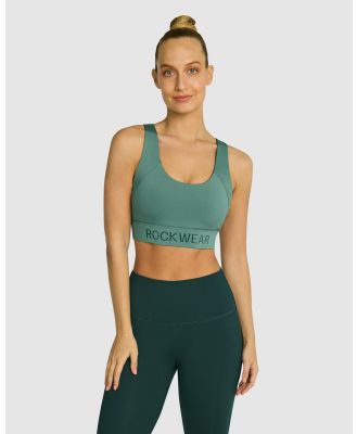 Rockwear - Zen Adjustable High Impact Sports Bra - Sports Bras (LIGHT KHAKI) Zen Adjustable High Impact Sports Bra