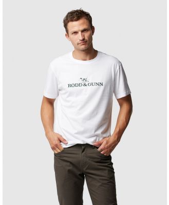 Rodd & Gunn - Logo T Shirt - T-Shirts & Singlets (Snow) Logo T-Shirt