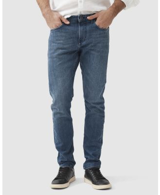 Rodd & Gunn - Oaro Slim Fit Italian Denim Regular Leg - Jeans (Bright Blue) Oaro Slim Fit Italian Denim Regular Leg