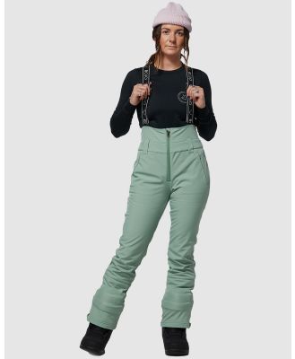 ROJO Outerwear - Softshell High Rise Pant - Pants (Mint) Softshell High Rise Pant