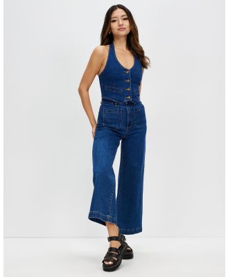 Rolla's - Sailor Eco Jeans - High-Waisted (Ruby Blue) Sailor Eco Jeans