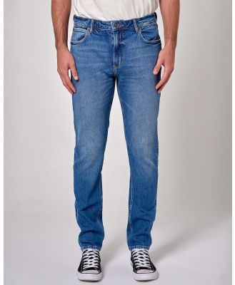 Rolla's - Tim Slims Belter Jeans - Slim (Mid Vintage Blue) Tim Slims Belter Jeans