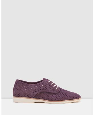 Rollie - Derby Punch Shoe - Lifestyle Shoes (Purple) Derby Punch Shoe