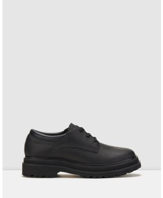 Rollie - Derby Step Shoe - Dress Shoes (Black) Derby Step Shoe