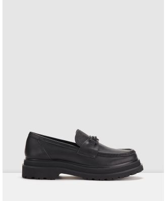 Rollie - Loafer Step Shoe - Dress Shoes (Black) Loafer Step Shoe