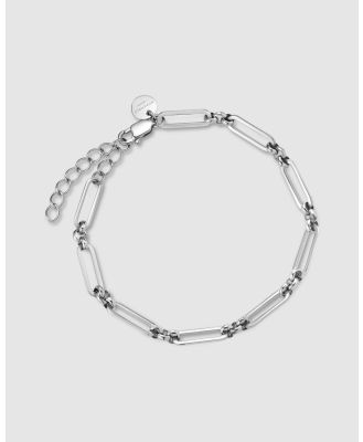 Rosefield - Chain Link Bracelet - Jewellery (Silver) Chain Link Bracelet