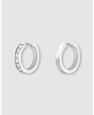 Rosefield - Crystal Hoops - Jewellery (Silver) Crystal Hoops