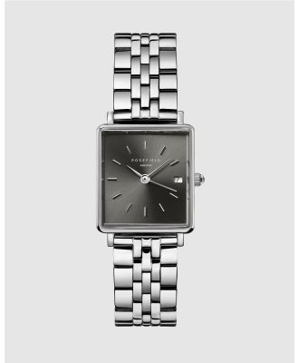 Rosefield - The Boxy XS   Silver With Grey Dial - Watches (Silver Tone) The Boxy XS - Silver With Grey Dial