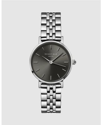 Rosefield - The Small Edit   Silver Tone With Black Dial - Watches (Silver Tone) The Small Edit - Silver Tone With Black Dial