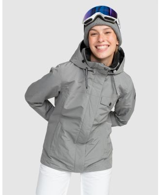 Roxy - Billie   Technical Snow Jacket For Women - Snow Sports (HEATHER GREY) Billie   Technical Snow Jacket For Women