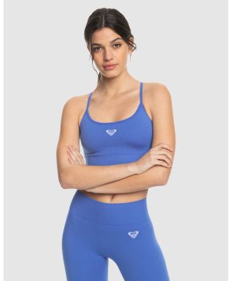 Roxy - Chill Out Seamless   Low Support Sports Bra For Women - Sports Tops & Bras (ULTRA MARINE) Chill Out Seamless   Low Support Sports Bra For Women