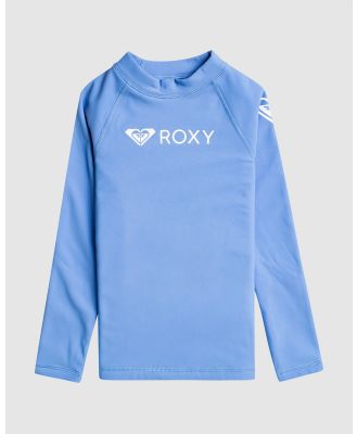 Roxy - Girls 2 7 Roxy Heater Long Sleeve Upf 50 Surf T Shirt - Swimwear (ULTRA MARINE) Girls 2 7 Roxy Heater Long Sleeve Upf 50 Surf T Shirt