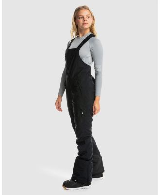Roxy - Gore Tex® Stretch Prism   Technical Snow Bib Pants For Women - Snow Sports (TRUE BLACK) Gore Tex® Stretch Prism   Technical Snow Bib Pants For Women