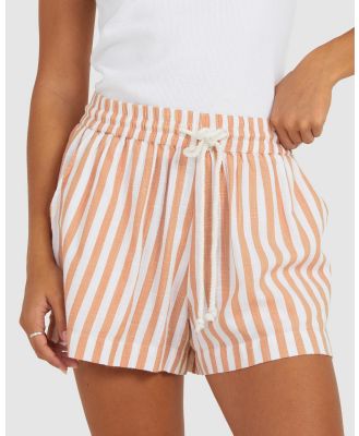 Roxy - Lekeitio Beach Shorts - Shorts (TOASTED NUT RAPTA STRIPE) Lekeitio Beach Shorts