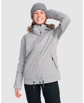 Roxy - Meade   Technical Snow Jacket For Women - Snow Sports (HEATHER GREY) Meade   Technical Snow Jacket For Women