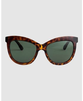 Roxy - Palm P   Polarized Sunglasses For Women - Sunglasses (TORTOISE BROWN/GREEN PLZ) Palm P   Polarized Sunglasses For Women