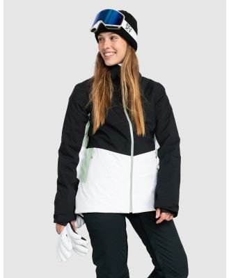 Roxy - Peakside   Technical Snow Jacket For Women - Snow Sports (TRUE BLACK) Peakside   Technical Snow Jacket For Women