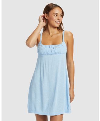 Roxy - Sweet Lily   Mini Slip Dress For Women - Dresses (BEL AIR BLUE CONFETTI DREAMS) Sweet Lily   Mini Slip Dress For Women