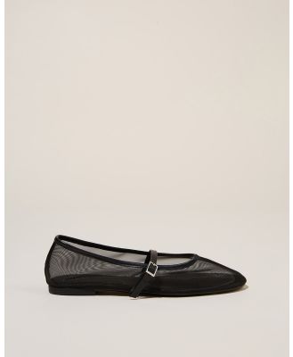 Rubi - Amy Fine Mary Jane Ballet - Flats (BLACK) Amy Fine Mary Jane Ballet