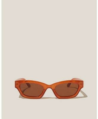 Rubi - Sophie Slimline Sunglasses - Sunglasses (BROWN) Sophie Slimline Sunglasses
