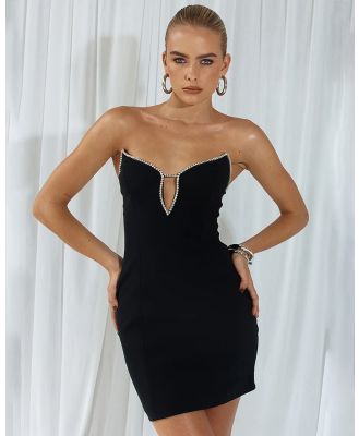 Runaway the Label - Bec Diamond Dress - Dresses (Black) Bec Diamond Dress