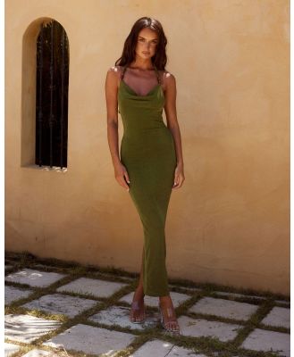 Runaway the Label - Enora Maxi Dress - Dresses (Green) Enora Maxi Dress