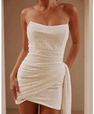 Runaway the Label - Lacey Mini Dress - Wedding Dresses (White) Lacey Mini Dress