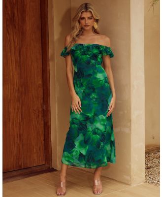 Runaway the Label - Layana Midi Dress - Dresses (Green) Layana Midi Dress