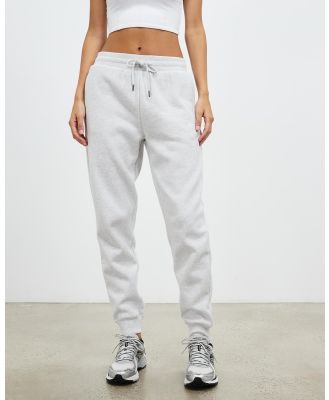 Running Bare - Ab Waisted Team Track Pants - Track Pants (Snow Marle) Ab Waisted Team Track Pants