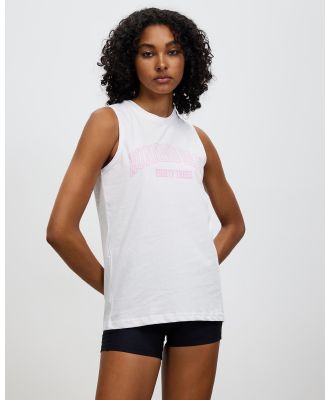 Running Bare - Totem Muscle Tank - Muscle Tops (White) Totem Muscle Tank