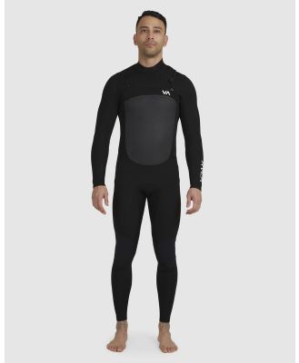 RVCA - 4 3 Balance Chest Zip Fullsuit - Wetsuits (BLACK) 4-3 Balance Chest Zip Fullsuit