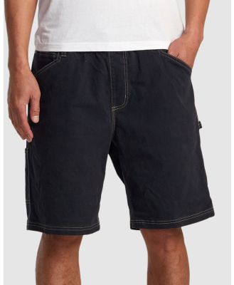 RVCA - Americana 17   Carpenter Walk Shorts For Men - Shorts (GARAGE BLUE) Americana 17   Carpenter Walk Shorts For Men
