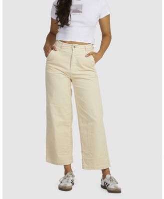 RVCA - Fresh Prince   Corduroy Trousers For Women - Pants (BLEACHED) Fresh Prince   Corduroy Trousers For Women