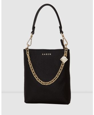 Saben - Coco Leather Cross body Bag - Handbags (Black) Coco Leather Cross-body Bag