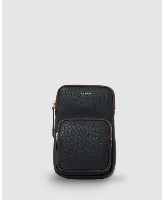 Saben - Nikko Pocket Cross body Phone Sling - Handbags (Black) Nikko Pocket Cross-body Phone Sling