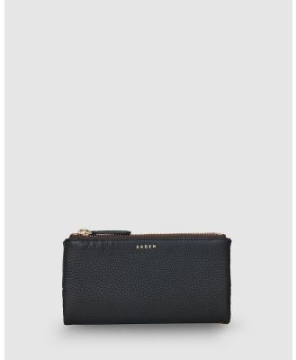 Saben - Sam Leather Small Wallet - Wallets (Black) Sam Leather Small Wallet