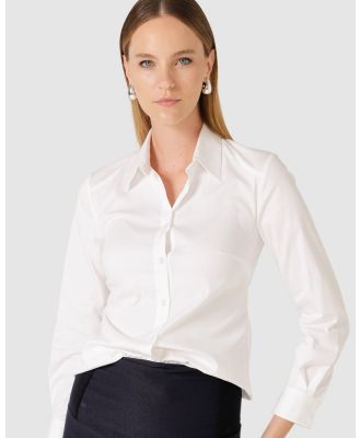 SACHA DRAKE - Classic White Shirt - Tops (White) Classic White Shirt