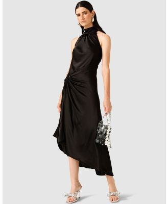 SACHA DRAKE - Firelight Halter Dress - Dresses (Black) Firelight Halter Dress