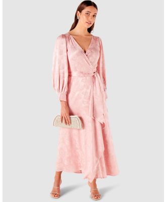 SACHA DRAKE - Versailles Wrap Dress - Dresses (Pink) Versailles Wrap Dress