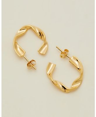 SAINT VALENTINE - Amalfi Hoops   Gold - Jewellery (Gold) Amalfi Hoops - Gold