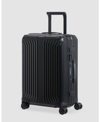 Samsonite - Lite Box ALU 55cm Spinner Suitcase - Travel and Luggage (Black) Lite-Box ALU 55cm Spinner Suitcase