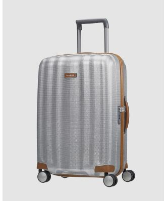 Samsonite - Lite Cube DLX 68cm Spinner - Travel and Luggage (Aluminium) Lite-Cube DLX 68cm Spinner