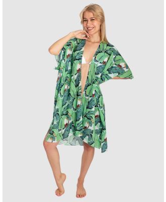 Sant And Abel - Martinique Banana Leaf Cover Up - Swimwear (Green) Martinique Banana Leaf Cover Up