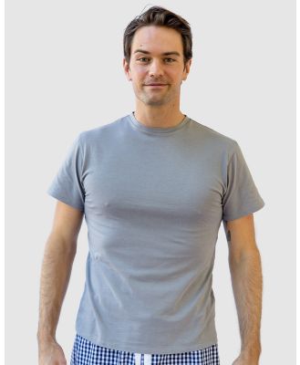 Sant And Abel - Men's Grey Jersey T Shirt - Sleepwear (Grey) Men's Grey Jersey T-Shirt
