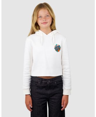 Santa Cruz - ASP Floral Paradise Chest Hoodie   Teens - Hoodies (Cream) ASP Floral Paradise Chest Hoodie - Teens