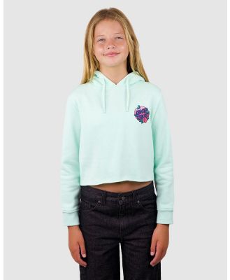 Santa Cruz - Asp Floral Paradise Chest Hoodie   Teens - Hoodies (Mist) Asp Floral Paradise Chest Hoodie - Teens